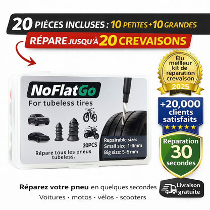 Kit Réparation Pneu Tubeless - Kit anti crevaison
