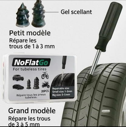 Kit Réparation Pneu Tubeless - Kit anti crevaison